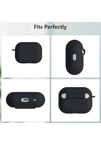 Fadex Apple AirPods Pro 2 İle Uyumlu Kılıf Askı Aparatlı Lansman Bordo Renk Tonu