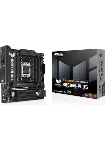Asus Tuf Gaming B850M-PLUS AMD B850 AM5 8000 MHz (OC) DDR5 Soket AM5 mATX Anakart