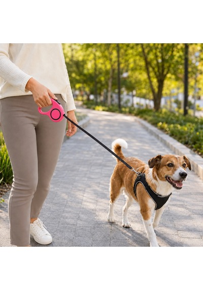 Otomatik Köpek Tasması - 3 Metre Çok Renkli