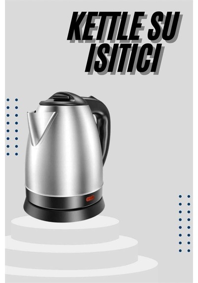 Bay Kettle C F Tipi 220-240v Paslanmaz Çelik Elektrik Kablolu Otomatik Kapanma Najmaddin Diğer