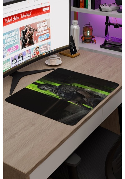 Call Of Duty Kaymaz Dikişli Kauçuk Oyuncu Mousepad V4 - 48x40 Xl Gaming Mouse Pad Fare Altlığı