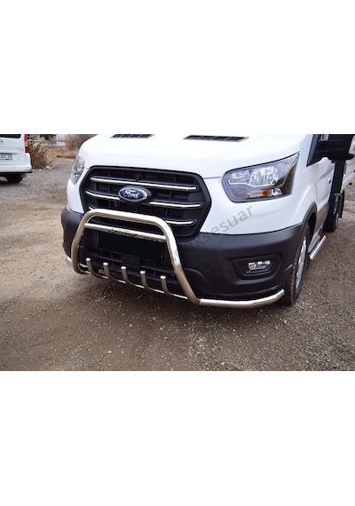 Ekiciler Ford Transit 2020 Sonrası Nemrut Bıyık Krom Ön Koruma