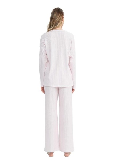 U.S. Polo Assn. U.s Polo 17097 Önden Düğmeli Pijama Takım 001