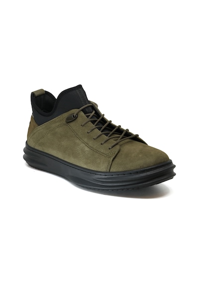 Greyder 13650 Hakiki Deri Sportif Erkek Ayakkabı Haki Haki