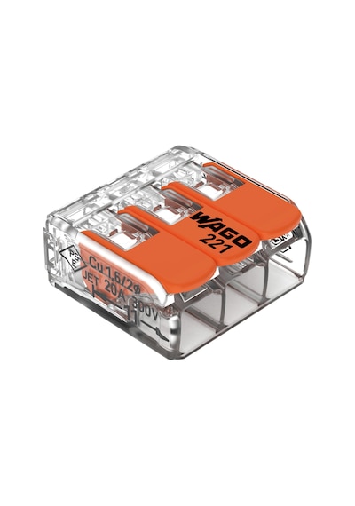WAGO 3LÜ BUAT KLEMENSİ 221-413 -