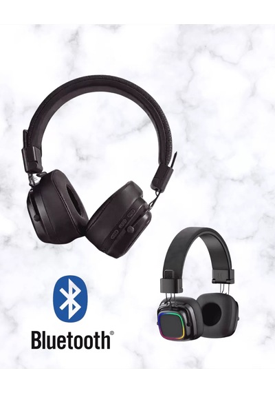 Renkli Işık Efektli Bluetooth 5.3 Müzik Kulaklığı Yeni Nesil 1