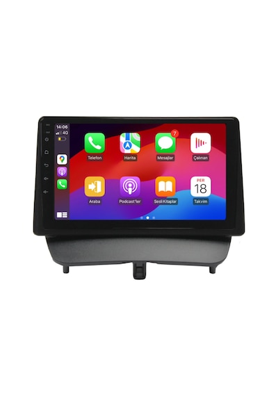Ford Courier Araç Multimedya Android Ekran Carplay Navigasyon Double Teyp 2+32 9" 14-18 Black Cadence
