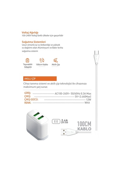 Ldnıo A2221 Type-c Şarj Cihazı