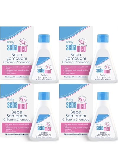 Sebamed Bebek Şampuanı 250ml 4 Lü Set
