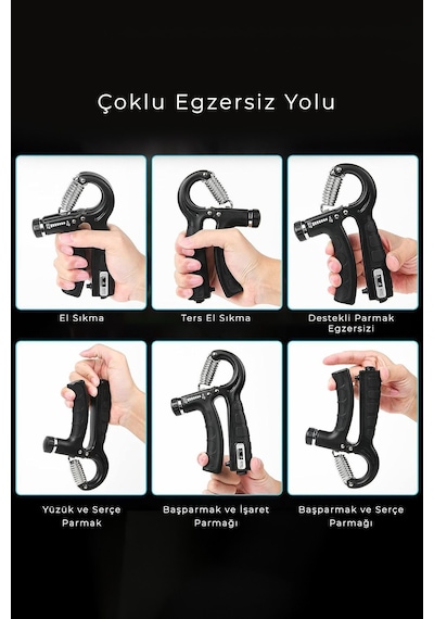 Kas Yapma Çalıştırma Spor Egzersiz Aleti El Yayı Egzersiz Bilek Ön Kol Güçlendirme Aleti 1-adet