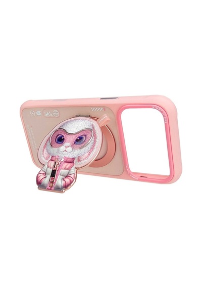 Apple Uyumlu iPhone 17 Pro Magsafe Stand Özellikli 3d Gözlük Fermuar Tavşan Nakışlı Cool Cute 2.0 Kılıf 8 Şeffaf Apple Uyumlu iPhone 17 Pro Magsafe Stand Özellikli 3d Gözlük Fermuar Tavşan Nakışlı Cool Cute 2.0 Kılıf 8 Şeffaf