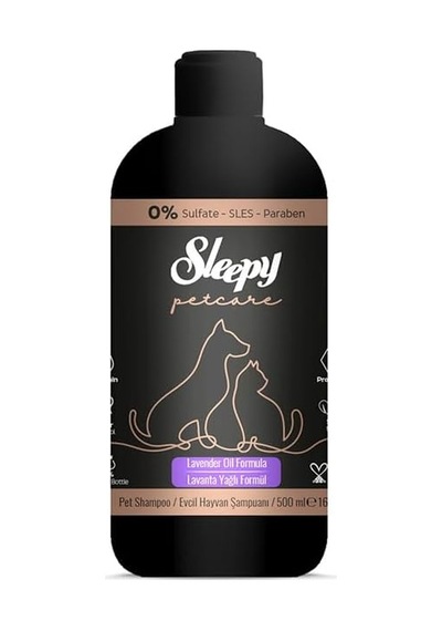 Ayrex Sleepy Petcare Lavanta Yağlı Evcil Hayvan Şampuanı 500 Ml Beyaz