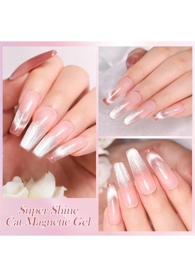 Born Pretty 10ml Super Shine Sliver Kedi Gözü Manyetik Jel 56340