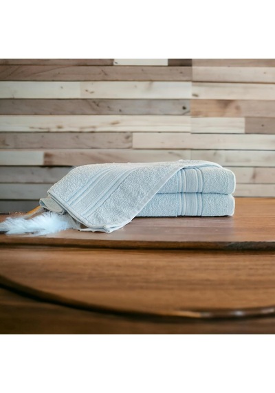 Lunox Home%100 Cotton Havlu Takımı Vücut Havlusu 90x140 Cm, Baş Havlusu 50x80 Cm, Ekstra Yumuşaklık Mavi Diğer