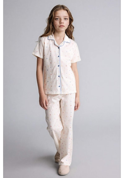 Defacto %100 Pamuklu 2'li Pijama Takımı Kız Çocuk H2654A826SP