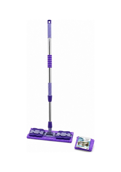 İbico İ21-018 Mandallı Yüzey Temizlik Palet Mop Metal Uzayan Sap 70-107cm 360 Yedekli