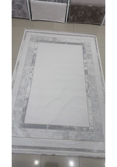 Safyün Halı Kadife Kf465 Gri 200 X 290 Renkli