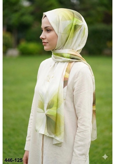 Buqle Dijital Desenli Soft Şal 446-125 Çok Renkli