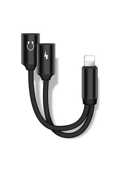 Tonex Sx06 Nylon Örgü Lightning Şarj Ve 3.5 Mm Dönüştürücü Kablo