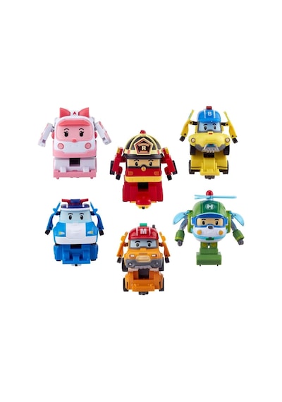 Mey İthalat Polı Zr-915 Robocar Poli Quick Transforming Mini Rescue Deluxe Set
