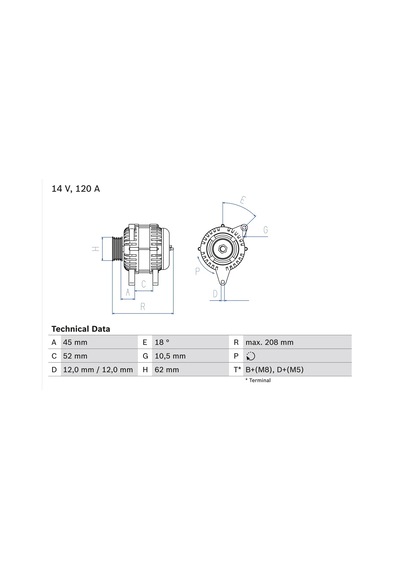 Alternatör - Fiat Punto, Doblo, Bravo, Stilo, Idea, Marea, Brava, 156, 166 - Hc-cargo-f032113336 15507867