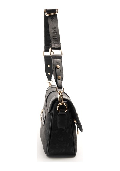 Çapraz Çanta Kadın Silver Polo 1182-46526 Sılver Polo Çapraz Bayan Çantası M178 Siyah-mat Siyah Siyah