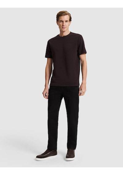 Pierre Cardin Koyu Kahverengi Regular Fit Basic Tişört 50333999 Vr084