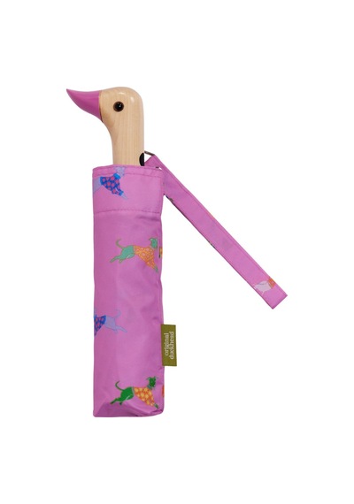 Original Duckhead Duck Kompakt Şemsiye Dogs İn Pink Pembe