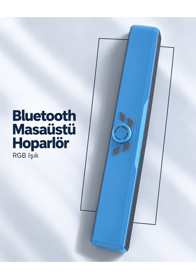 Usb Bellek Ve Tf Kart Destekli Şarj Edilebilir Bluetooth Masaüstü Hoparlör Mi