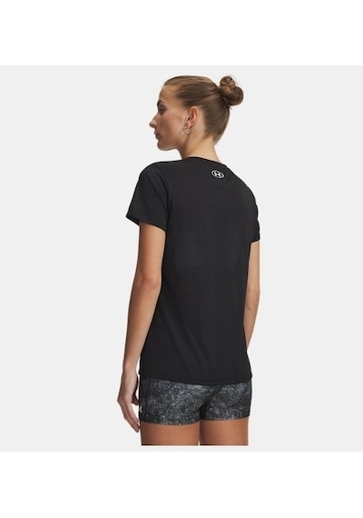Under Armour Tech Ssv- Solid Kadın T-shirt 1384229-001 Siyah