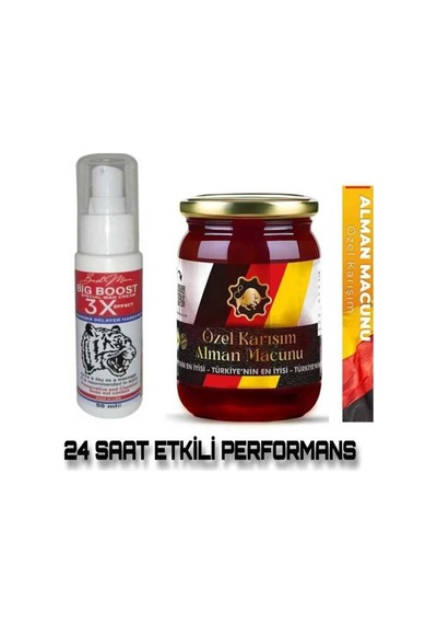 Big Boost 3x Effect Delayer Hardener Cream Alman Macunu 240 Gr