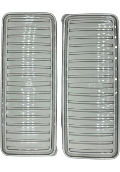 Bigmate 2'li Şeffaf Saklama Kabı 2x1 Lt Bgmt1115 Mikrodalga Buzdolabı Ve Dondurucu Uyumlu Düzenleyici Gri