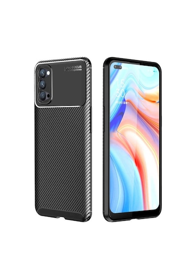 Oppo Reno 4 Kilif Karbon Silikon Case 449337565