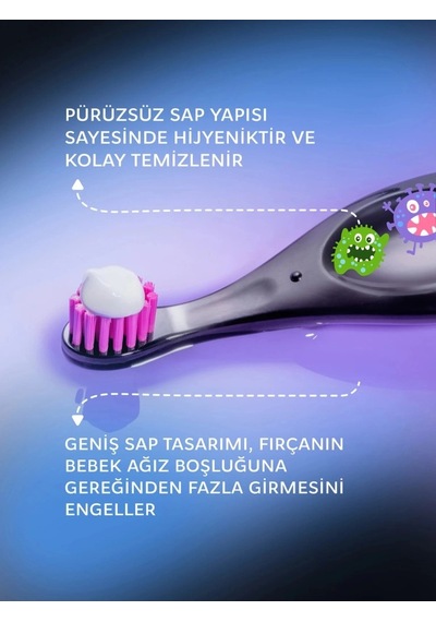 Mey İthalat .baby Neon Ekstra Soft Diş Fırçası 0-3 Yaş Diğer
