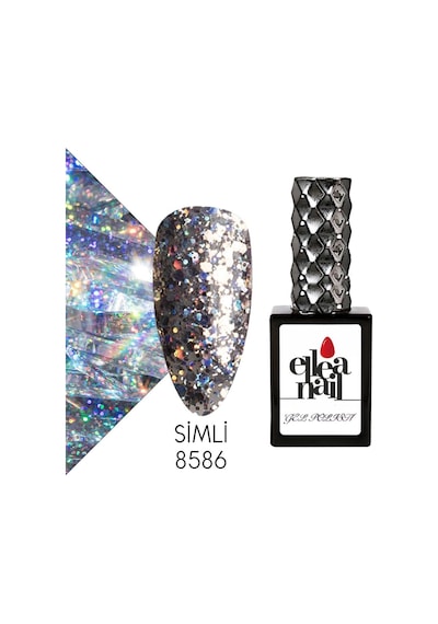 Ellea Nail Simli Kalıcı Oje 8586