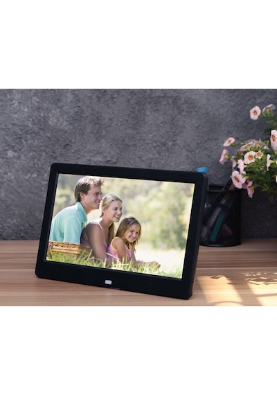 Dijital Fotoğraf Çerçevesi 10.2 İnç Video+mp3 Kumandalı