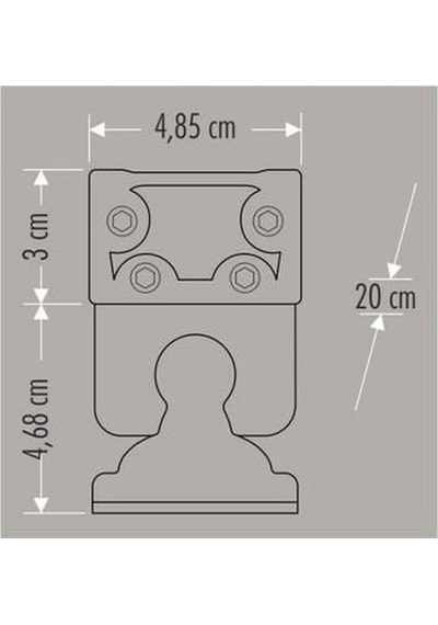 Cata Ct 4694 Wallwasher 20 Cm 6 Watt Amber