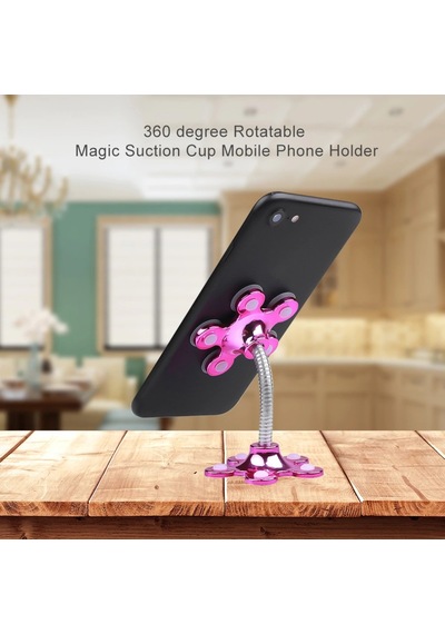 Magıc Bracket Çift Taraflı Vantuzlu Papatya Telefon Tutacağı