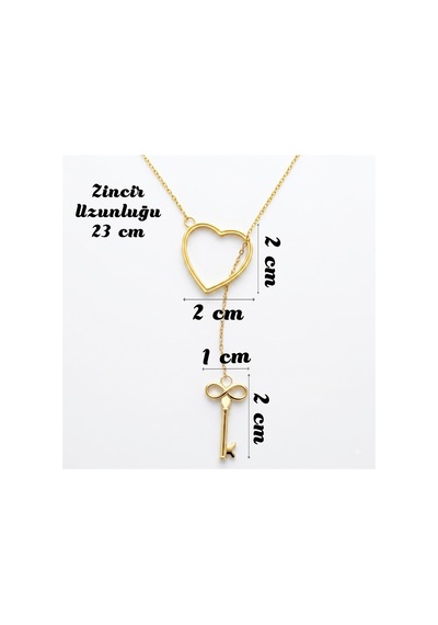 925 Ayar Gümüş Kalbimin Anahtarı Sonsuzluk Detaylı Kadın Kolye - Gold - Silver Renk Seçeneği Altın - 911091734 Altın 925 Ayar Gümüş Kalbimin Anahtarı Sonsuzluk Detaylı Kadın Kolye - Gold - Silver Renk Seçeneği Altın - 911091734 Altın