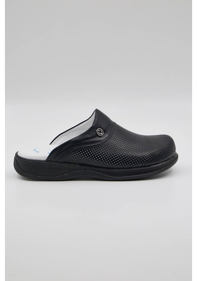 Term-0010 Quicksteps Professional Erkek Anatomik Ve Comfort Sabo Terlik Siyah