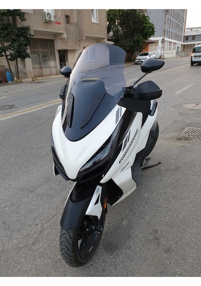 Motocam Zontes 350 E Ön Cam 2022-2023 Model 70cm Füme Renkli 4mm