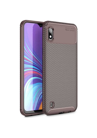Samsung Galaxy Uyumlu A10 Kılıf Zore Negro Silikon Kapak-Siyah