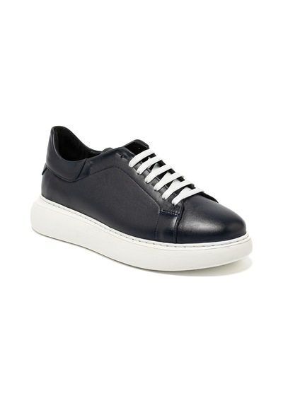 Lacivert Sneaker Günlük Erkek Rc-25y-058-r1960 John May Laci Cilt Lacivert