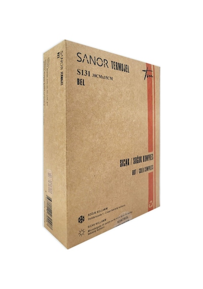 Sanor Bel Omuz için Büyük Termojel Sıcak Soğuk Kompres 15x38 CM