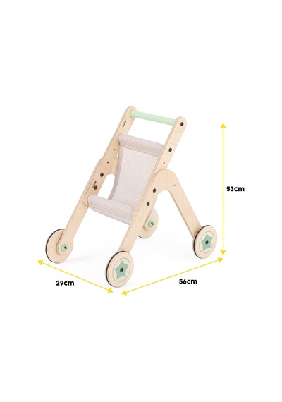Trio Stroller Yürüteç - Oyuncak Bebek Arabası