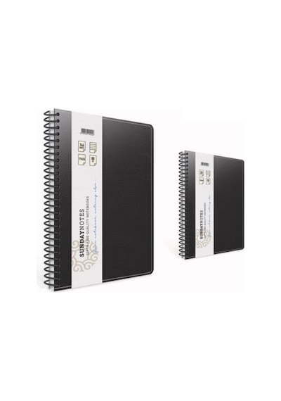 Gıpta Sunday A4 140 Yaprak Çizgili Spiralli Deri Kapak Defter 5044 1 Adet
