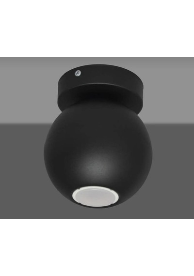 Mylights Siyah Spot Tekli Küre Panasonıc Ampullu Gun Isıgı Aplik Armatür Avize Plpfonyer Avize Siyah