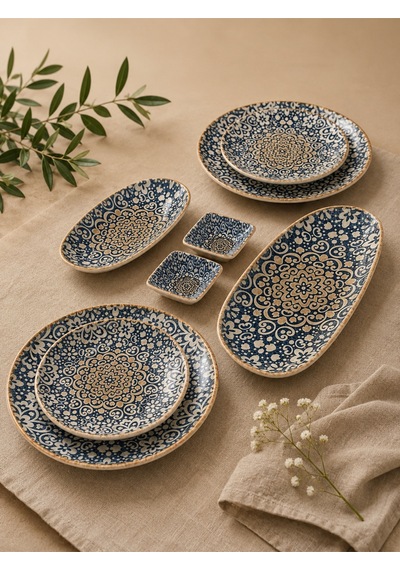 8 Parça Alhambra Gourmet Yemek Takımı Çok Renkli