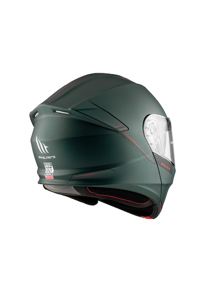 Mt Genesis Sv Solid A6 Mat Yeşil Çene Açılır Kask Yeşil