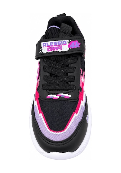 Papucumun Dünyası Çocuk Cırt Bantlı Kalın Tabanlı Piksel 3d Desenli Craft Tarzı Sneaker Pembe Papucumun Dünyası Çocuk Cırt Bantlı Kalın Tabanlı Piksel 3d Desenli Craft Tarzı Sneaker Pembe